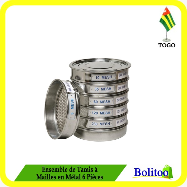 Ensemble de Tamis à Mailles en Métal