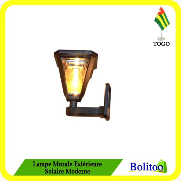 Lampe Murale Extérieure Solaire Moderne