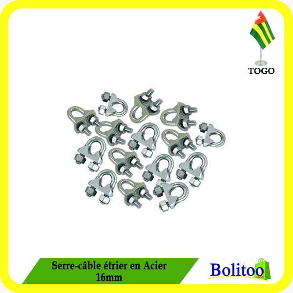 Serre-câble Étrier en Acier