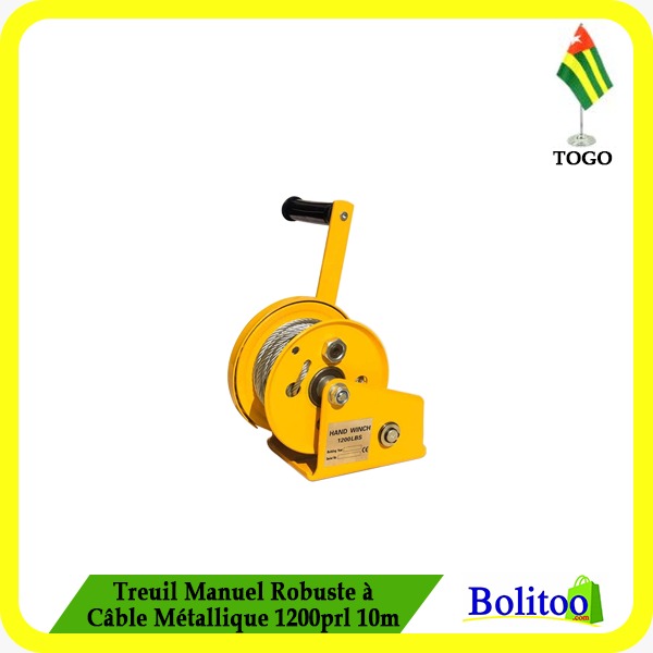 Treuil Manuel Robuste à Câble Métallique 1200prl
