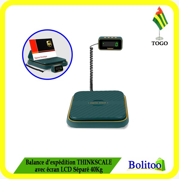 Balance d'expédition THINKSCALE avec Ecran LCD Séparé 40Kg