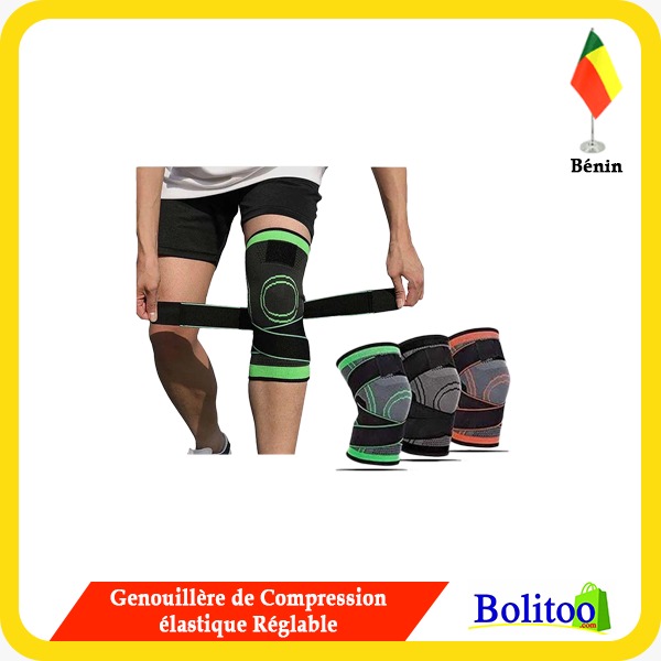 Genouillère de Compression Elastique Réglable