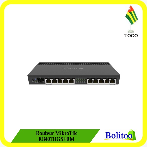 Routeur Mikrotik RB4011iGS+RM