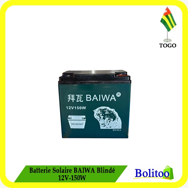 Batterie Solaire BAIWA Blindé 12V-150W