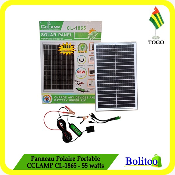 Panneau Polaire Portable CCLAMP CL-1865 - 55W
