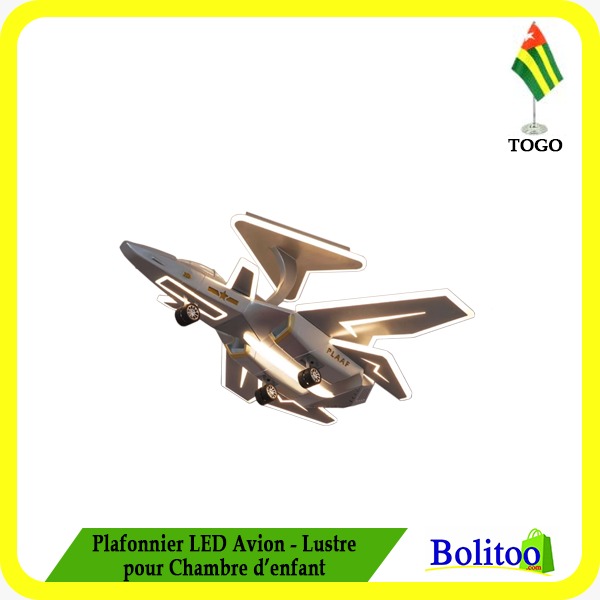 Plafonnier LED Avion - Lustre pour Chambre d'enfant