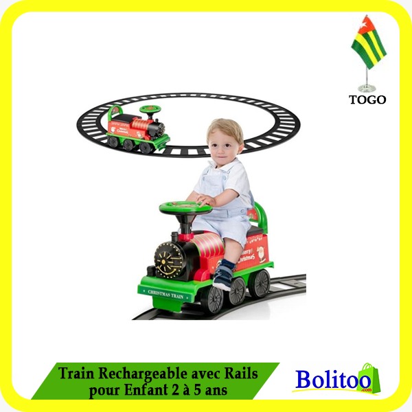 Train Rechargeable avec Rails pour Enfant