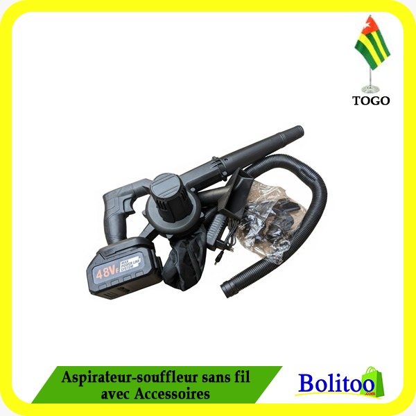 Aspirateur - Souffleur sans fil avec Accessoires