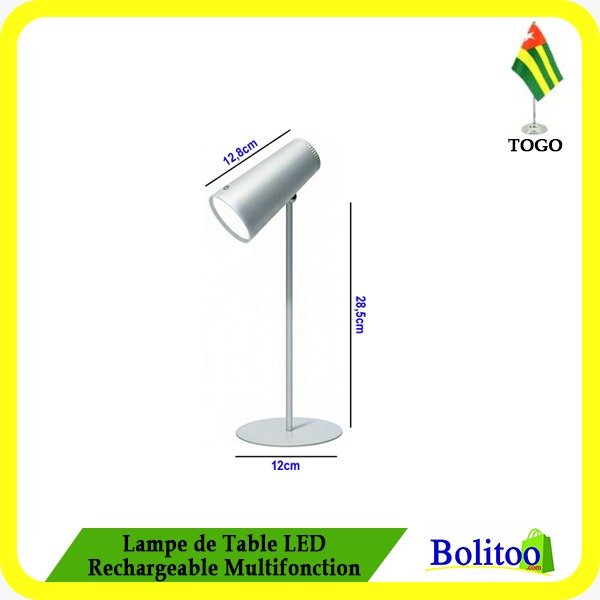 Lampe de Table LED Rechargeable Multifonction