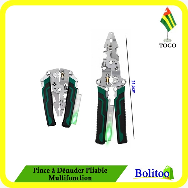 Pince à Dénuder Pliable Multifonction
