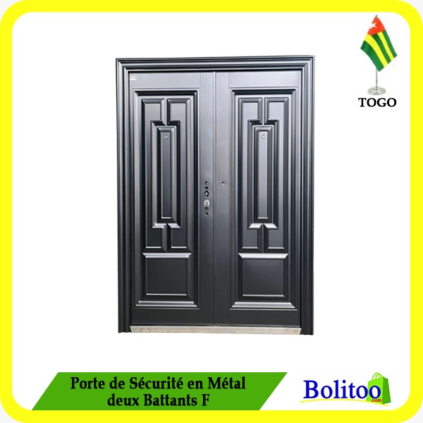 Porte de Sécurité en Métal 2 Battants