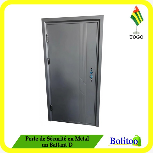 Porte de Sécurité en Métal un Battant