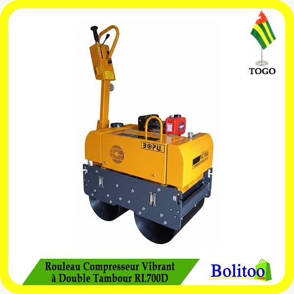 Rouleau Compresseur Vibrant à Double Tambour RL700D