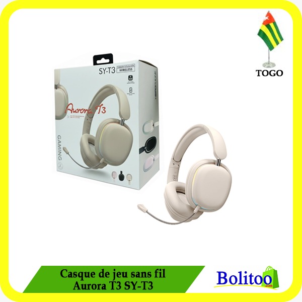 Casque de jeu sans fil Aurora T3 SY-T3