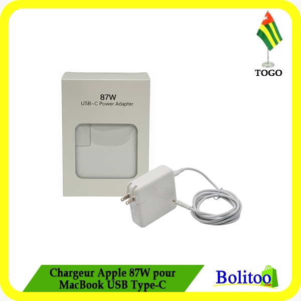 Chargeur Apple 87W pour MacBook USB Type-C