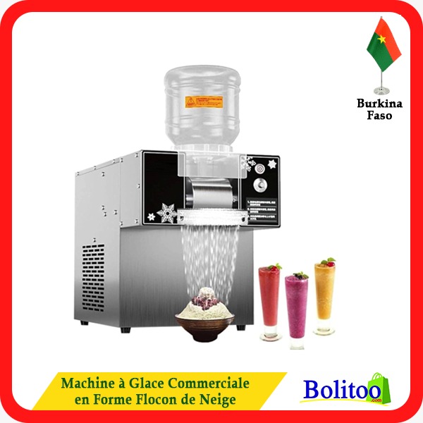 Machine à Glace Commerciale en Forme Flocon de Neige