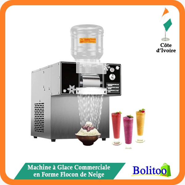Machine à Glace Commerciale en Forme Flocon de Neige