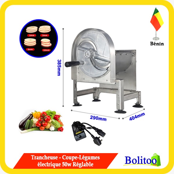 Trancheuse – Coupe-légumes Électrique 50W Réglable