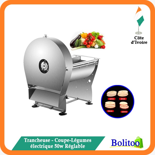 Trancheuse – Coupe-légumes Électrique 50W Réglable