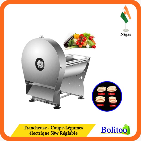 Trancheuse – Coupe-légumes Électrique 50W Réglable
