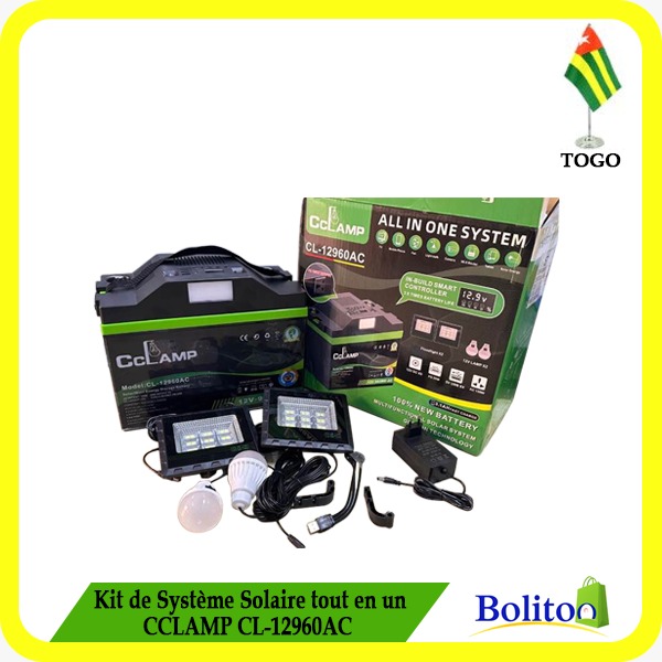 Kit de Système Solaire tout en un CCLAMP CL-12960AC