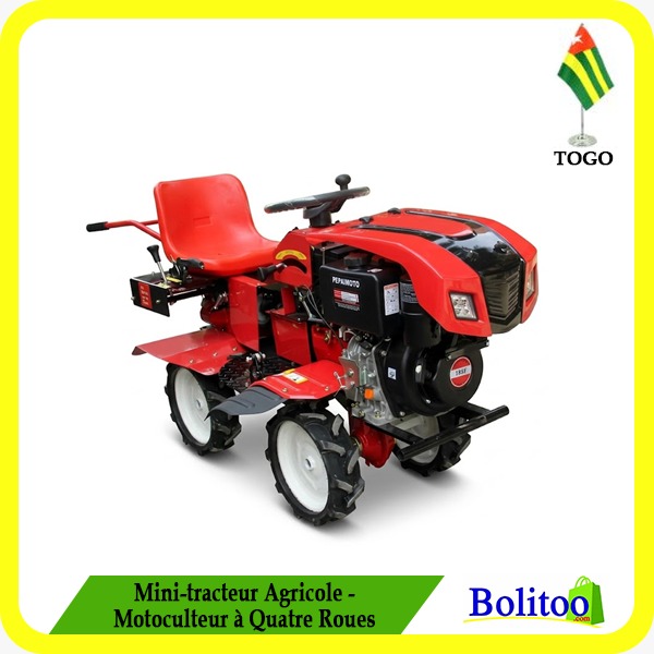Mini Tracteur Agricole - Motoculteur à 4 Roues