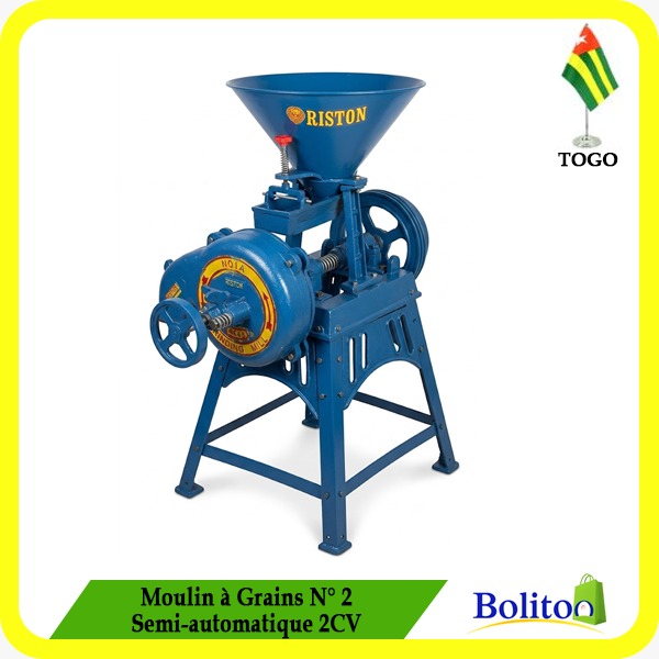 Moulin à Grains N°2 Semi-automatique 2CV