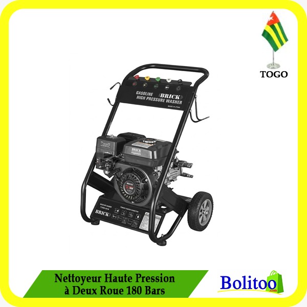 Nettoyeur Haute Pression à 2 Roues 180 Bars