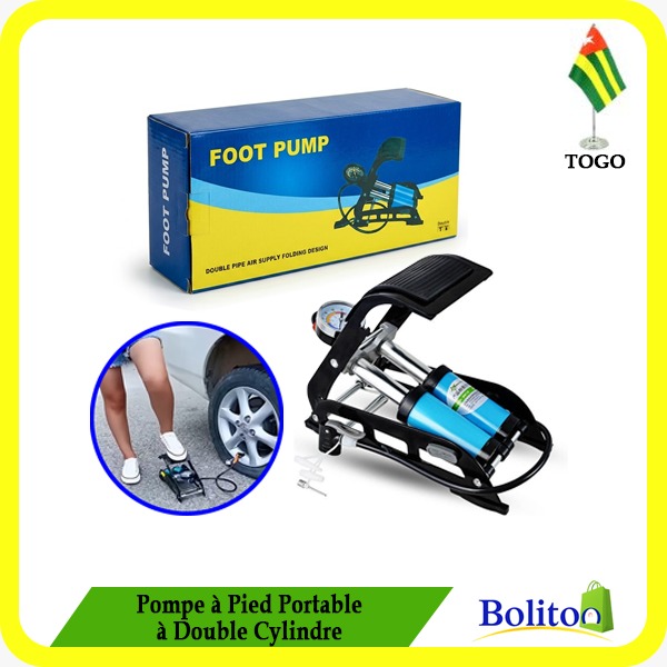 Pompe à Pied Portable à Double Cylindre