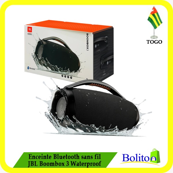 Enceinte Bluetooth sans fil JBL BoomBox 3 Waterproof