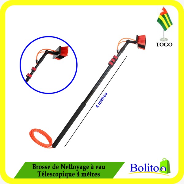 Brosse de Nettoyage à Eau Télescopique 4m