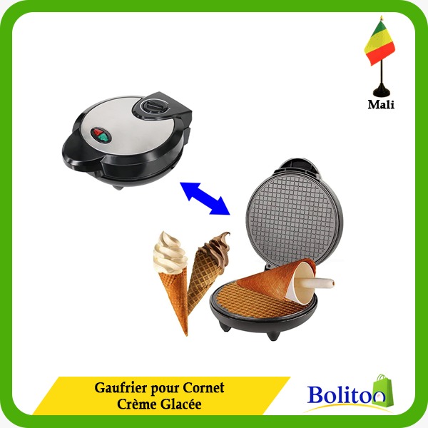 Gaufrier pour Cornet Crème Glacée