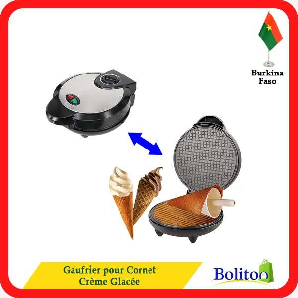 Gaufrier pour Cornet Crème Glacée