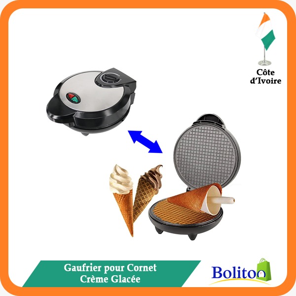 Gaufrier pour Cornet Crème Glacée