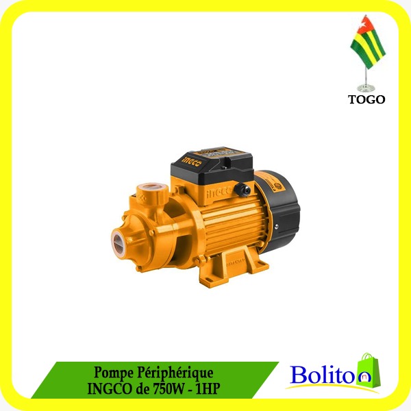 Pompe Périphérique INGCO de 750W - 1HP