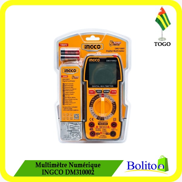 Multimètre Numérique INGCO DM310002