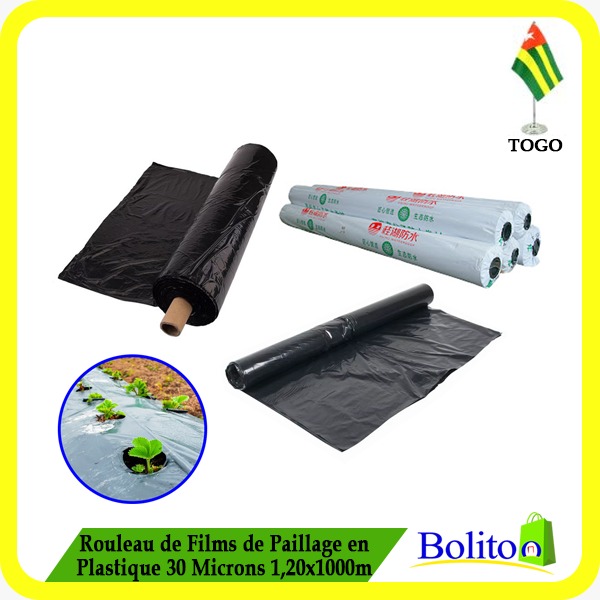 Rouleau de Films de Paillage en Plastique