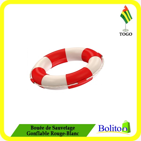 Bouée de Sauvetage Gonflable Rouge-blanc