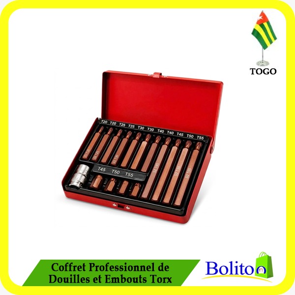 Coffret Professionnel de Douilles et Embouts Torx