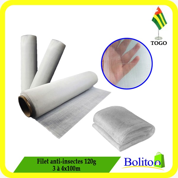 Filet Anti-insectes 120g 3 à 4x100m