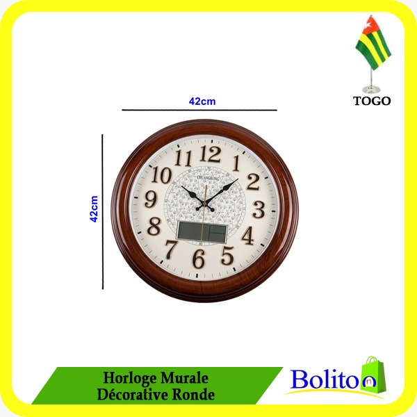 Horloge Murale Décorative Ronde