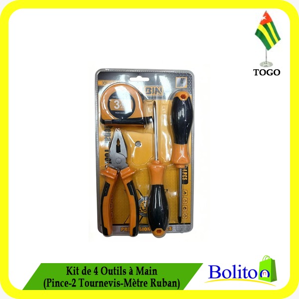 Kit de 4 Outils à Main