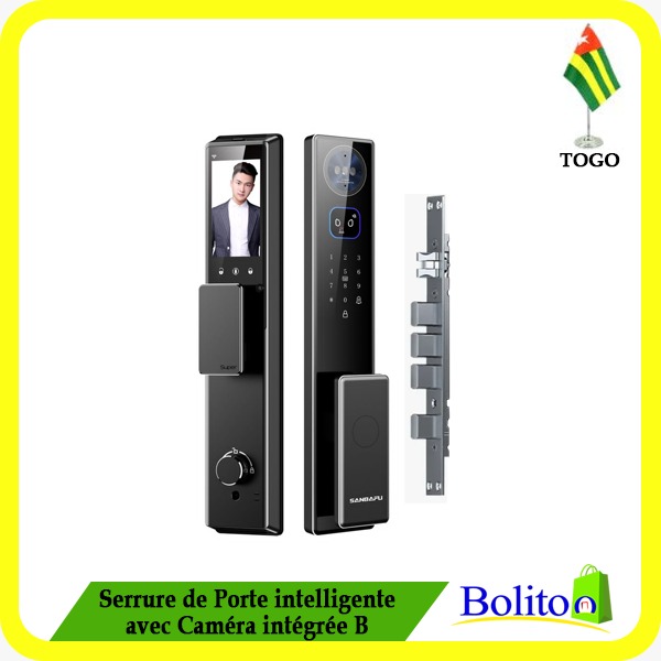 Serrure de Porte Intelligente avec Caméra Intégrée