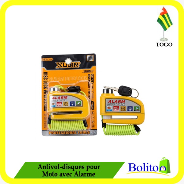 Antivol-disques pour Moto avec Alarme