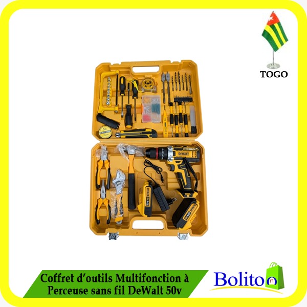 Coffret d'outils Multifonction à Perceuse sans fil
